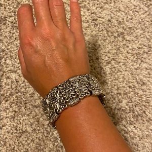 Silver Elastic Bracelet